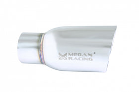 Megan Racing universal 3.5" Stainless Roll Tip, 2.5" piping (Tip only)