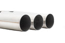 Universal Triple 3″ VIP Exhaust Tip “Blast Pipe” Style (weld-on) – Straight Cut – Stainless Tips-2