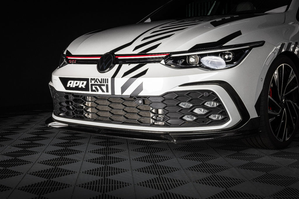 APR Carbon Fiber Front Lip Spoiler - VW / Mk8 / GTI | MS100236 - 0