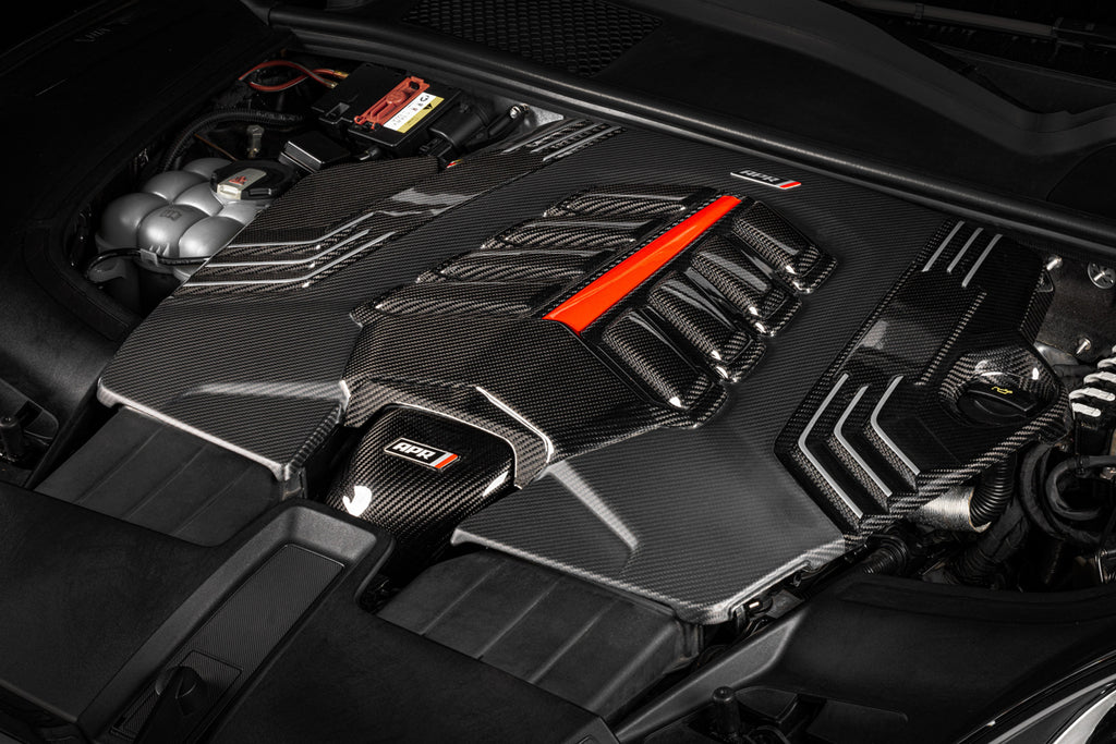 APR Engine Cover (Carbon Fiber) - Audi/Porsche / 4M / 2.9T / 3.0T / 4.0T / Q7 / Q8 / SQ7 / SQ8 / RSQ8 / Cayenne | MS100256 - 0