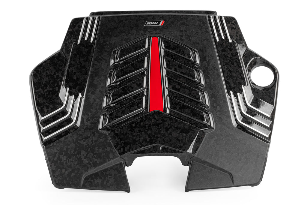 APR Engine Cover (Forged Carbon Fiber) - Audi/Porsche / 4M / 2.9T / 3.0T / 4.0T / Q7 / Q8 / SQ7 / SQ8 / RSQ8 / Cayenne | MS100257