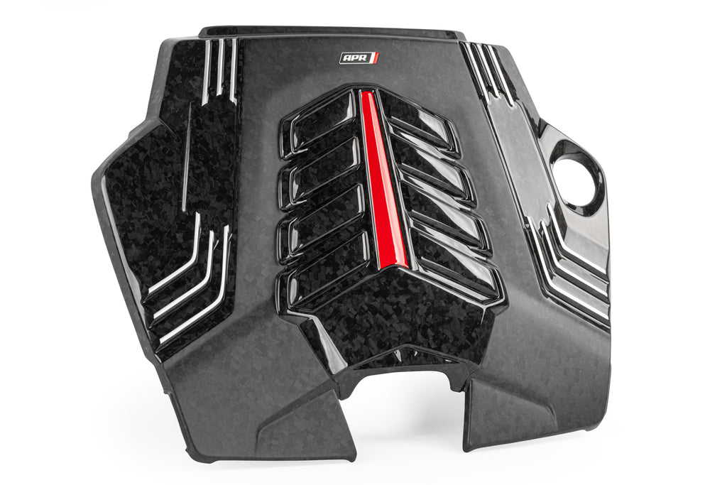 APR Engine Cover (Forged Carbon Fiber) - Audi/Porsche / 4M / 2.9T / 3.0T / 4.0T / Q7 / Q8 / SQ7 / SQ8 / RSQ8 / Cayenne | MS100257