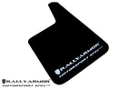 Rally Armor Universal Fit (No Hardware) Motorsport Spec Black UR Mud Flap w/ White Logo-1