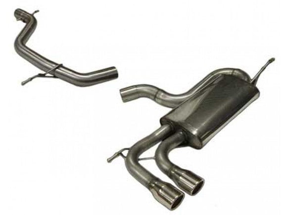 MILLTEK CAT-BACK AUDI A3 2003 2012 NON-RESONATED (LOUDER) -- EC APPROVED