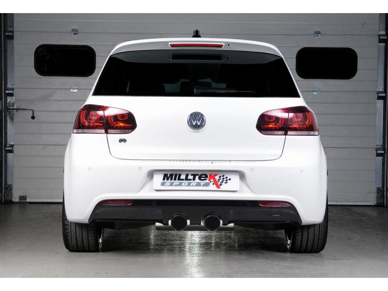 MILLTEK CAT-BACK VOLKSWAGEN GOLF 2009 2013 3-INCH RACE SYSTEM. NON-RESONATED (LO - 0
