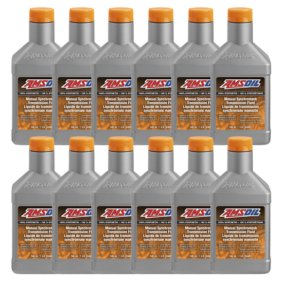 AMSOIL  5W-30 Manual Synchromesh Transmission Fluid Case of 12