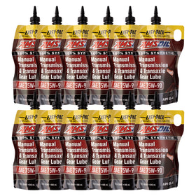 AMSOIL 75W-90 Manual Transmission & Transaxle Gear Lube Case of 12