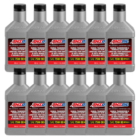 AMSOIL 75W-90 Manual Transmission & Transaxle Gear Lube Case of 12