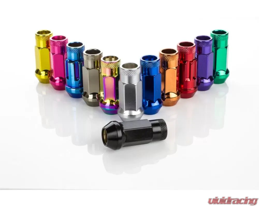 Muteki SR48 12X1.50 Green Open End Lug Nuts Blue Open End Lug Nuts