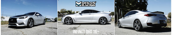 Infiniti Q50 14+ / Q60 16+ (RWD, Fork Type Front Strut Only) EZII Series Coilover