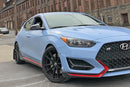 Rally Armor 19-22 Hyundai Veloster N Black UR Mud Flap w/ Grey Logo-4