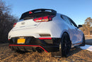 Rally Armor 19-22 Hyundai Veloster N Black UR Mud Flap w/ Grey Logo-2