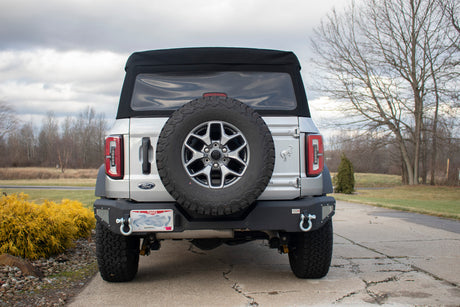 Fishbone Offroad 2021+ Ford Bronco Rear Bumper - Black - 0