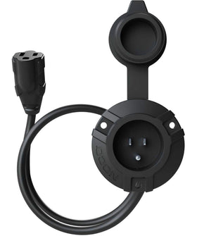 NOCO GCP1 AC Port Plug/Power Socket with 16-in Extension Cable, Waterproof