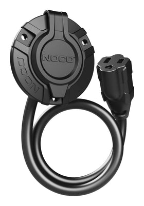 NOCO GCP1 AC Port Plug/Power Socket with 16-in Extension Cable, Waterproof - 0