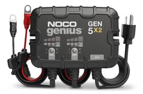 NOCO GEN5X2 Onboard Smart Battery Charger/Maintainer/Desulfator, 2-Bank, 10-Amp, 12V