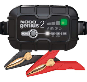 NOCO GENIUS2 Smart Battery Charger/Maintainer/Desulfator, 2-Amp, 6V/12V