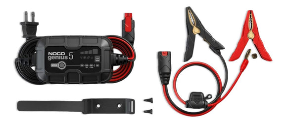 NOCO GENIUS5 Smart Battery Charger/Maintainer/Desulfator, 5-Amp, 6V/12V