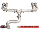 AWE Track Edition Exhaust for Audi 8V S3 - Chrome Silver Tips, 102mm-5