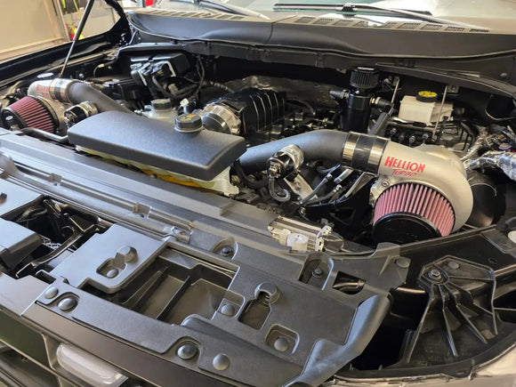 Hellion 2022+ Ford Raptor R 5.0L Top-Mount “Mirror Image” Twin Turbo System
