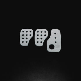 OMP Racing Pedals - Silver (Set of 3)