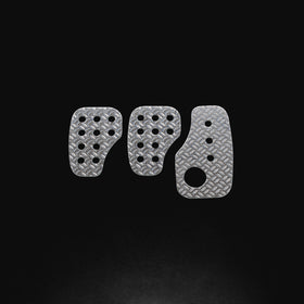 OMP Knurled Sand-Blasted Aluminum Pedals (Set of 3)