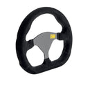 OMP Formula Quadro Steering Wheel Black-1