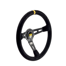 OMP RS Steering Wheel Black/Yellow D 350