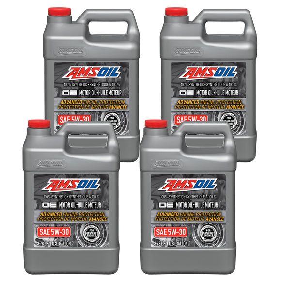 AMSOIL OE 5W-30 100% Synthetic Motor Oil Case of 4