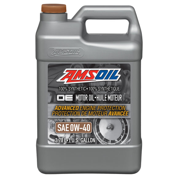 AMSOIL OE 0W-40 100% Synthetic Motor Oil 3.78 Liter Jug