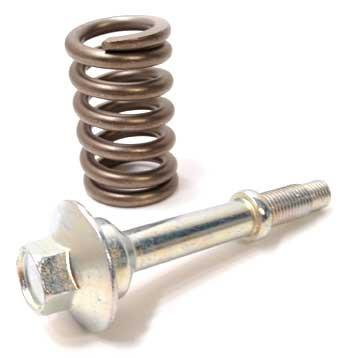 Mitsubishi OEM O2 Housing to Downpipe Spring & Bolt Set | 2003-2006 Mitsubishi Lancer Evolution 8/9 (MR597273 / MR597271)
