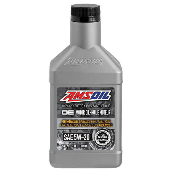 AMSOIL OE 5W-20 100% Synthetic Motor Oil 946 ml Bottle