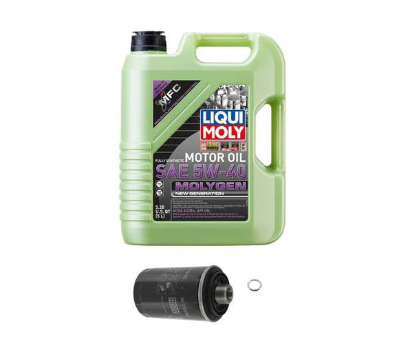 Oil Service Kit - Liqui Moly MolyGen 5w-40 - VW/Audi 2.0T TSi