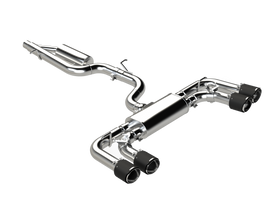 2022 VOLKSWAGEN GOLF R MK8 3-INCH/2.5-INCH CAT-BACK EXHAUST QUAD REAR EXIT, STREET PROFILE