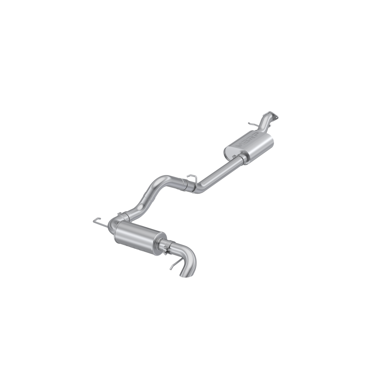 MBRP 2021-2023 Ford Bronco 2.3L/2.7L Stainless Steel 3in Cat-Back, Single High Clearance Rear Exit