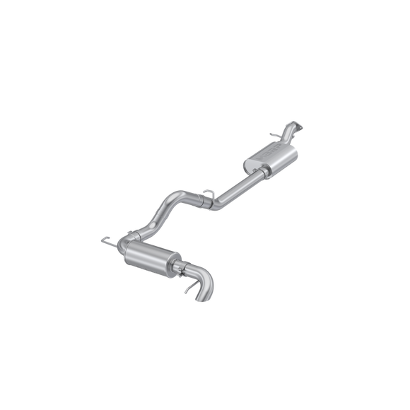 MBRP 2021-2023 Ford Bronco 2.3L/2.7L Stainless Steel 3in Cat-Back, Single High Clearance Rear Exit