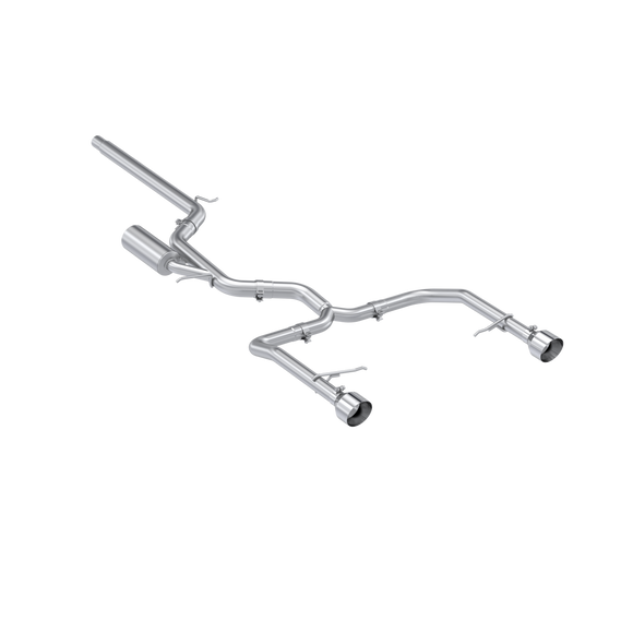 2022 VOLKSWAGON JETTA GLI 3-INCH/2.5-INCH CAT-BACK EXHAUST DUAL REAR EXIT, STREET PROFILE