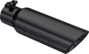 MBRP Universal Tip 3.5 O.D. Dual Wall Angled 2.5 inlet 12 length - Black Finish-1