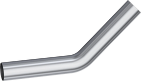 MBRP Universal 3in - 45 Deg Bend 12in Legs Aluminized Steel