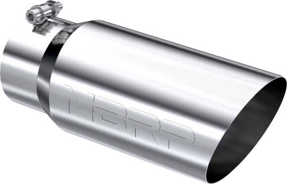 MBRP Universal Tip 5 O.D. Angled Single Walled 4 inlet 12 length