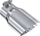 MBRP Universal Tip 4in O.D. Dual Wall Angled 3in inlet 8in length T304-1