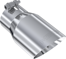 MBRP Universal Tip 4in O.D. Dual Wall Angled 3in inlet 8in length T304