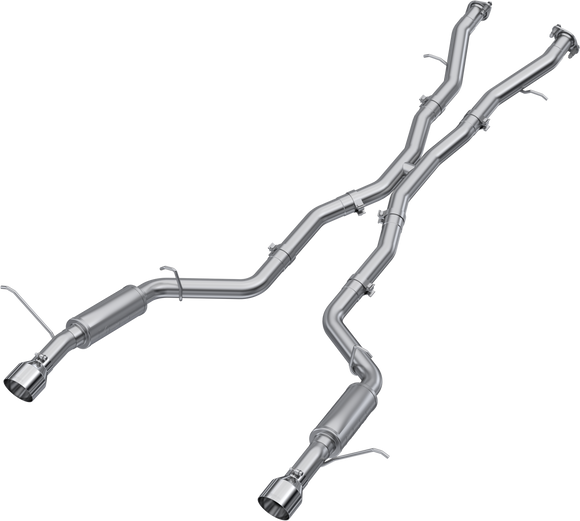 MBRP DODGE DURANGO SRT, SRT HELLCAT 6.2L/ 6.4L 2018 2023 ALUMINIZED STEEL, 3" CA