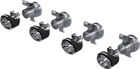 MBRP 18-22 Kia Stinger GT Bezel Kit Quad Tip CF