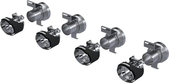 MBRP 18-22 Kia Stinger GT Bezel Kit Quad Tip CF