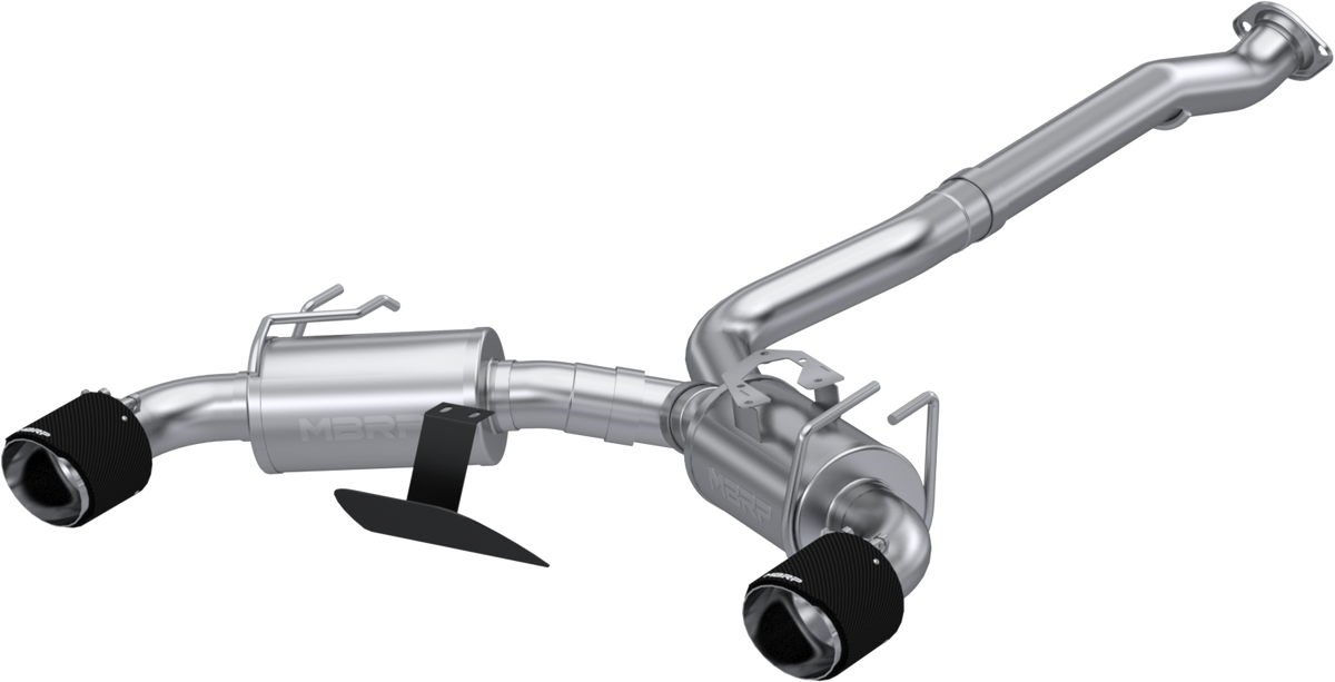 MBRP 2023 Toyota Corolla GR 1.6L T304 SS 3in Cat-Back Dual Split Rear w/ Carbon Fiber Tips