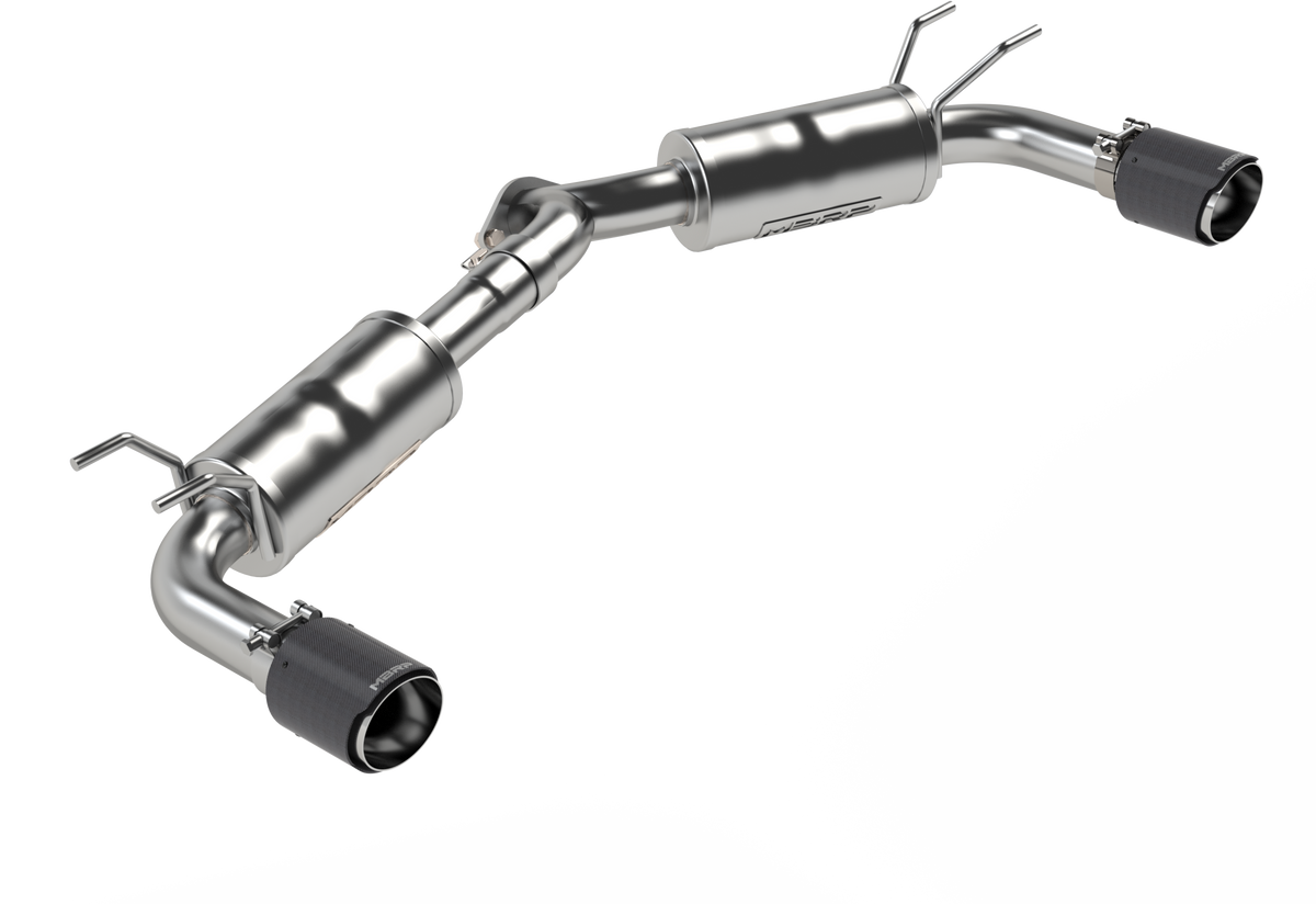 2.5-INCH AXLE-BACK EXHAUST DUAL REAR EXIT, STREET PROFILE 2019-2023 Mazda 3 Hatchback FWD/AWD