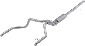 MBRP 22-23 Chevrolet/ GMC 1500 Silverado/ Sierra ZR2/AT4X 6.2L 2.5in Turn Down 3in Cat Back Exhaust