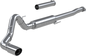 MBRP 2021+ Ford F150 2.7L/3.5L/5.0L 4in Aluminized Steel Cat-Back - RACE VERSION