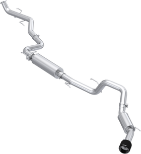 MBRP 2024 Toyota Tacoma T304 Stainless Steel 3in Cat-Back Single Side Exit with Carbon Fiber Tip